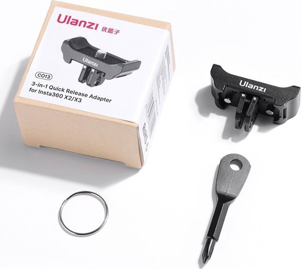 Προσαρμογέας Ulanzi Βάση Στήριξης 1/4"" + Σύστημα Gopro Για Insta360 One X2 / X3 / Ulanzi / C013
