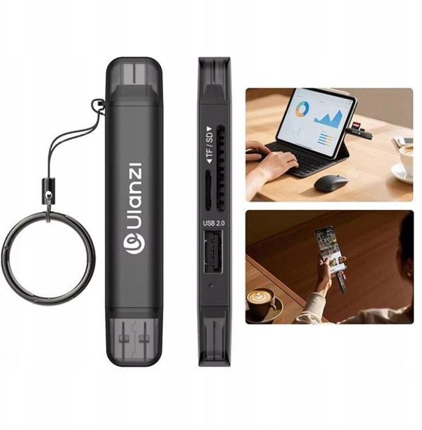 Ulanzi Cr1 Αναγνώστης Καρτών 3 σε 1 Usb 3.0 / Usb-c Sd Tf Microsd / 150–200 Mb/s / Cr1 / Sku:x117