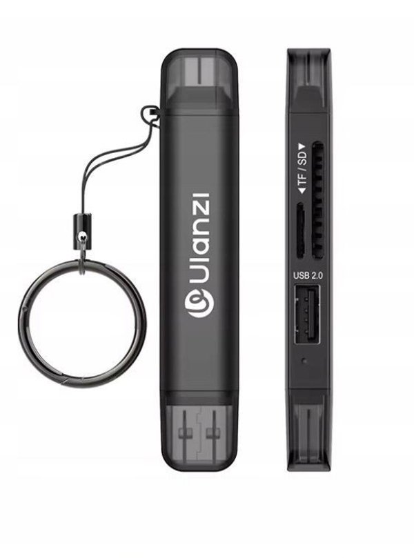 Ulanzi Cr1 Αναγνώστης Καρτών 3 σε 1 Usb 3.0 / Usb-c Sd Tf Microsd / 150–200 Mb/s / Cr1 / Sku:x117
