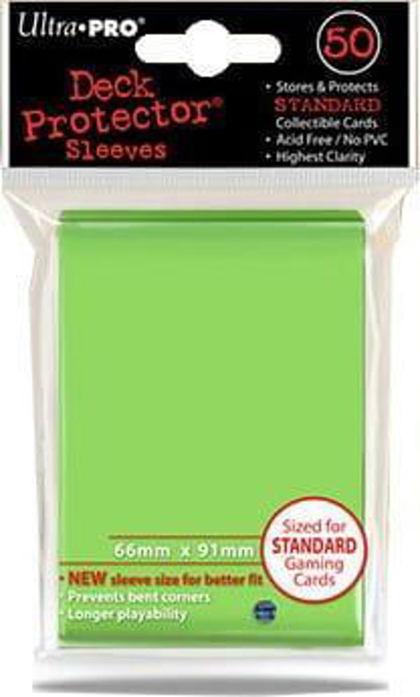 Ultra-Pro Προστατευτικά Θήκες Τράπουλας Deck Protectors - Lime Green, 50 Τεμάχια