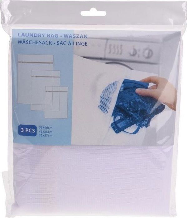 Ultra Clean Τσάντα πλυσίματος ρούχων σετ 3 τεμαχίων καθολική