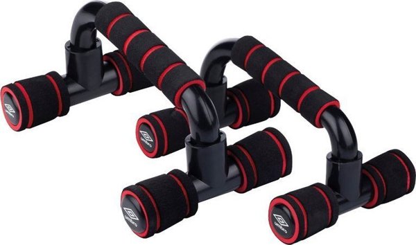 Μπάρες Push Up Umbro Umbro uchwyty do pompek 2 szt. (κόκκινο)