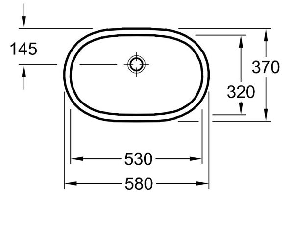 Νιπτήρας Villeroy & Boch O.Novo 53cm CeramicPlus (416250R1)