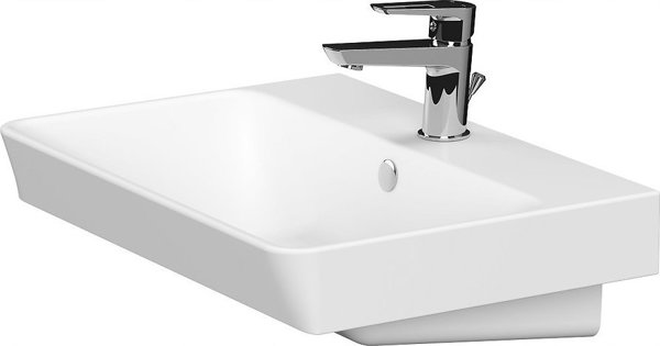 Νιπτήρας Cersanit K675-001 ΝΙΠΤΗΡΑΣ ΕΠΙΠΛΩΝ MILLE 56X40 BOX CERSANIT // CE.KRMIL.U-560-MEBL