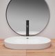 Νιπτήρας Rea Arleta ενσωματωμένος στον πάγκο 59cm λευκός