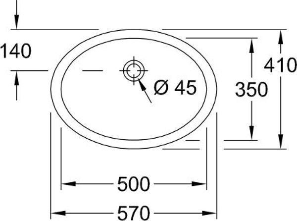 Νιπτήρας Villeroy & Boch Evana 50cm (61470001)