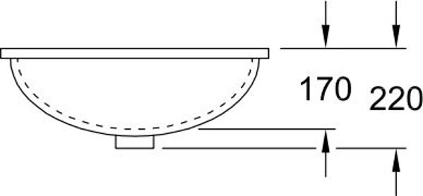 Νιπτήρας Villeroy & Boch Evana 50cm (61470001)