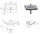 Νιπτήρας Cersanit K675-004 ΝΙΠΤΗΡΑΣ ΕΠΙΠΛΩΝ MILLE SLIM 50X38 BOX CERSANIT
