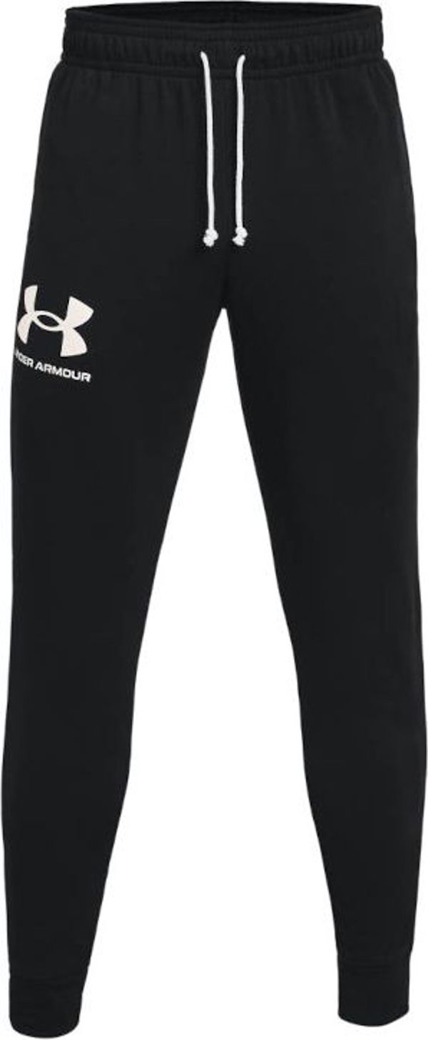 Ανδρικό Αθλητικό Παντελόνι Under Armour Rival Terry Joggers Μαύρο Μέγεθος M (1361642-001)