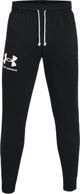 Under Armour Ανδρικό αθλητικό παντελόνι Rival Terry Joggers μαύρο μέγεθος L (1361642-001)