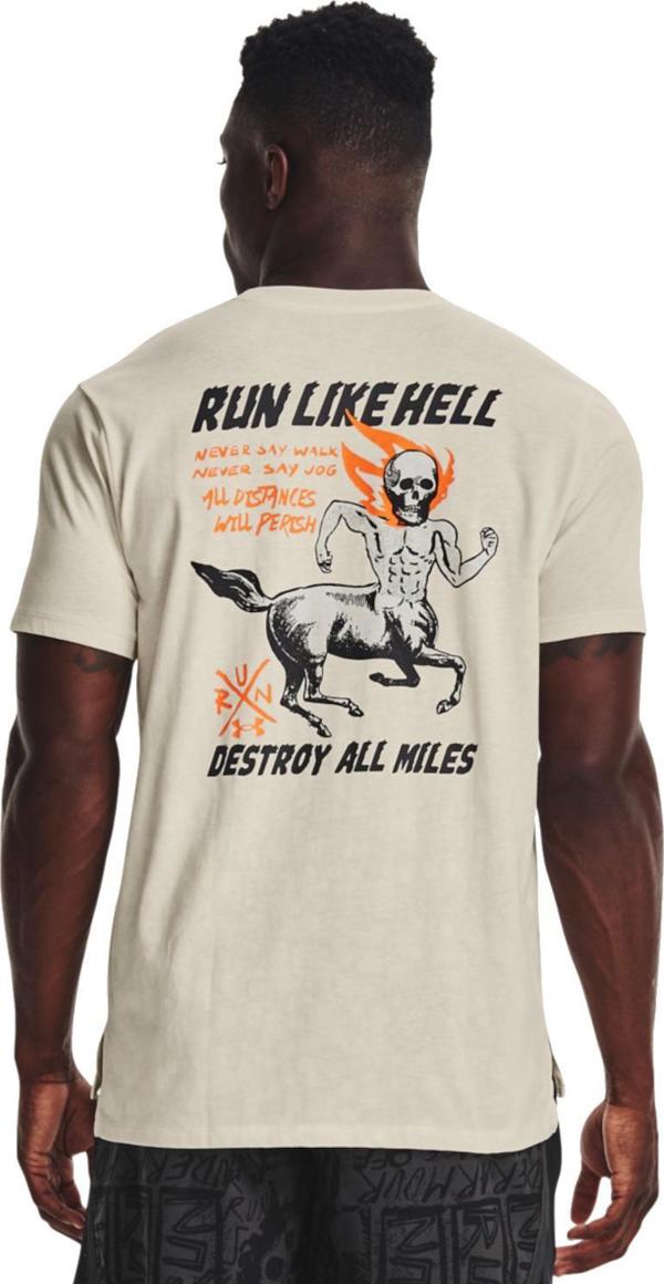 Under Armour Destroy All Miles Tee 1370337-279 Μπεζ XL