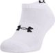 Under Armour Core No Show κάλτσες 3 Τεμ. 1363241-100 42-46 Λευκές