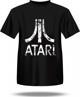 Under Armour Ανδρικό μπλουζάκι με λευκό λογότυπο ATARI / Μαύρο / L