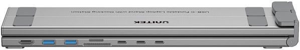 Unitek Ρυθμιζόμενη Βάση Laptop με Hub, HDMI, Power Delivery & SD Card Reader