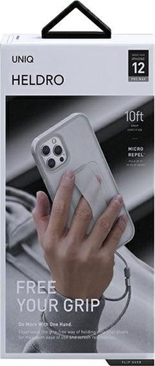 Uniq UNIQ θήκη Heldro iPhone 12 Pro Max 6,7" λευκό/φυσικό παγετό Αντιμικροβιακό
