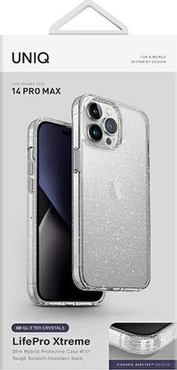 Uniq Etui UNIQ LifePro Xtreme Apple iPhone 14 Pro Max διαφανές/λαμπερό φωτεινό