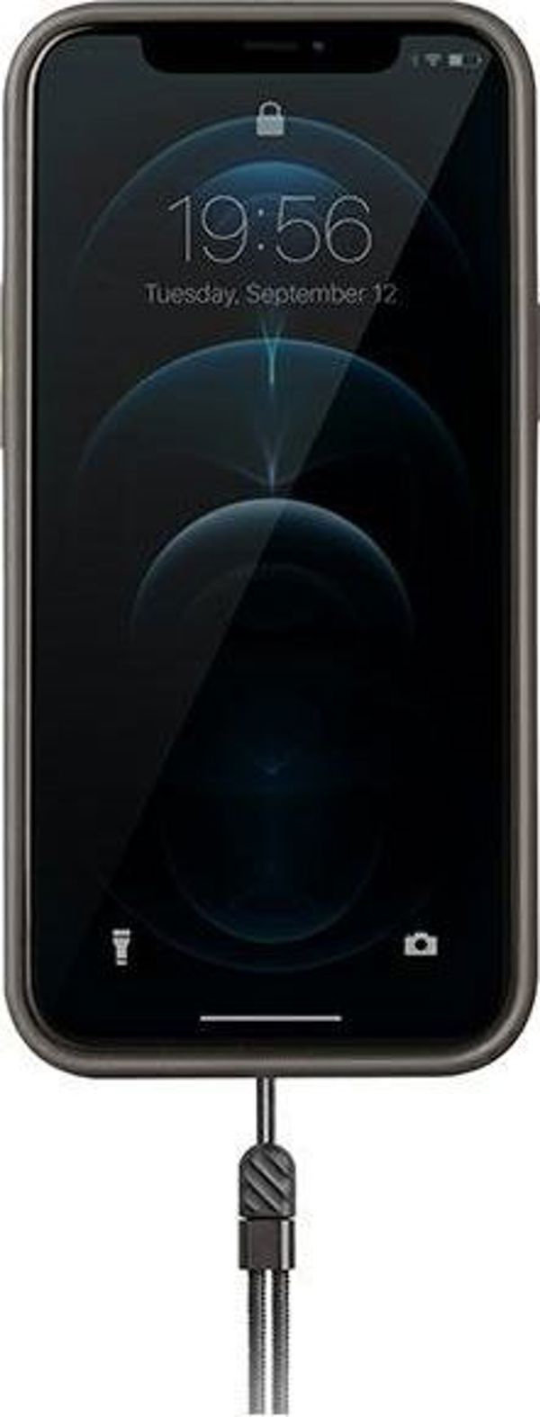 Uniq UNIQ θήκη Heldro iPhone 12/12 Pro 6,1" μαύρο καμουφλάζ/charcoal camo Αντιμικροβιακό