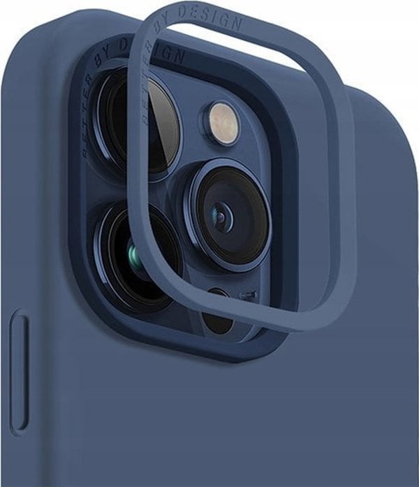 Uniq UNIQ Lino Hue iPhone 15 Pro 6.1" case Magclick Charging navy blue/navy blue