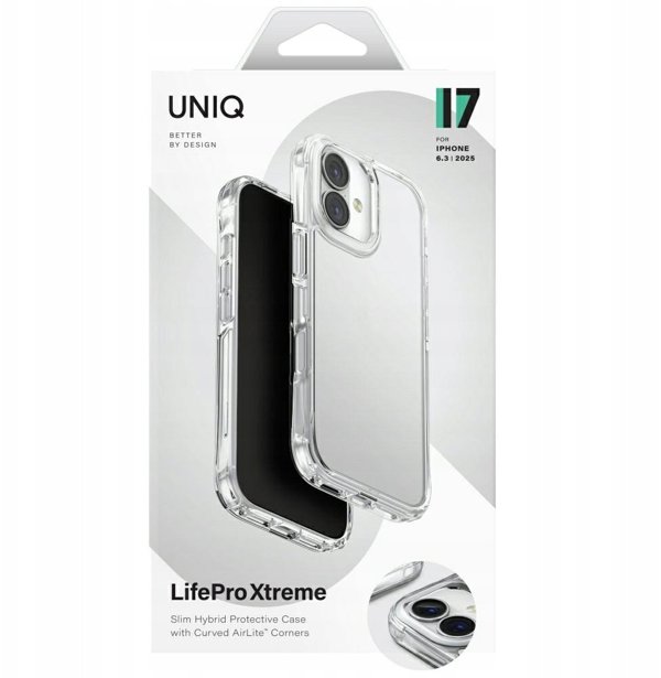 Θήκη UNIQ Lifepro Xtreme για iPhone 17 Διαφανής