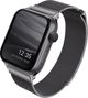 Uniq Dante Λουράκι για Apple Watch Series 4/5/6/SE 44mm από Ανοξείδωτο Ατσάλι, Magnetic Mesh, Graphite