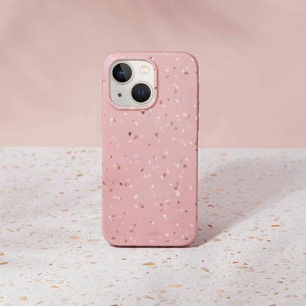Uniq Etui UNIQ Coehl Terrazzo Apple iPhone 14 Plus ροζ/κοραλλί
