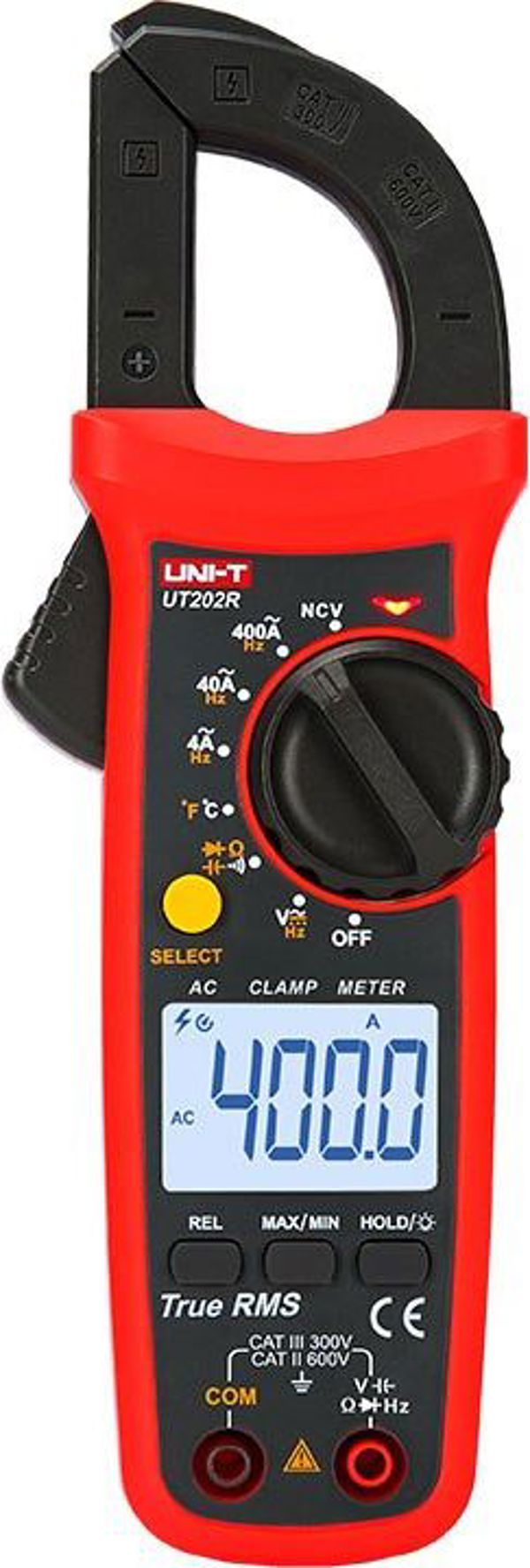 UNI-T UT202R Ψηφιακός Αμπεροτσιμπιδας True RMS Αμπεροτσιμπίδα Multimeter