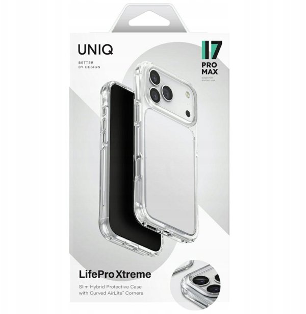 UNIQ Lifepro Xtreme Θήκη για iPhone 17 Pro Max Διαφανής