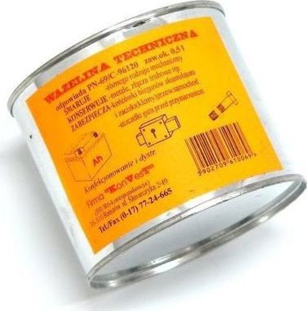 Unimet Τεχνική Βαζελίνη 0.5L - Λιπαντικό Μηχανισμών, Μετάλλων και Πόλων Μπαταρίας Αυτοκινήτου σε Κονσέρβα