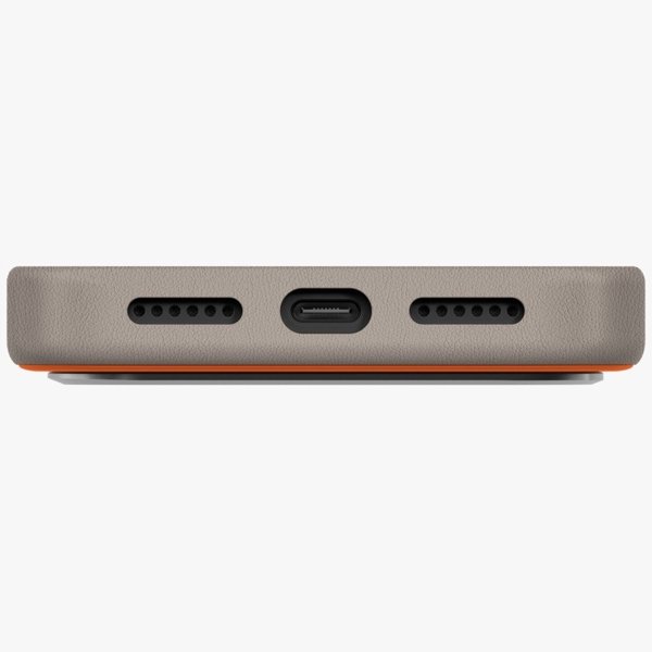 Θήκη UNIQ Lyden DS για iPhone 17 Pro Max Magclick Φόρτιση Πορτοκαλί/Γκρι