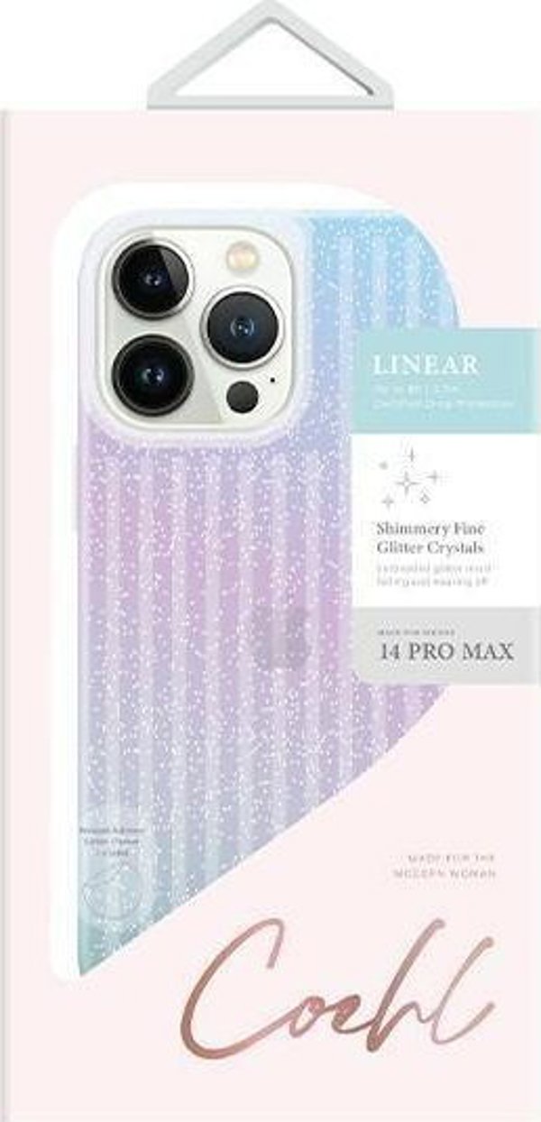 Θήκη Uniq Coehl Linear για iPhone 14 Pro Max - Stardust, Προστατευτικό Κάλυμμα με Μινιμαλιστικό Σχεδιασμό