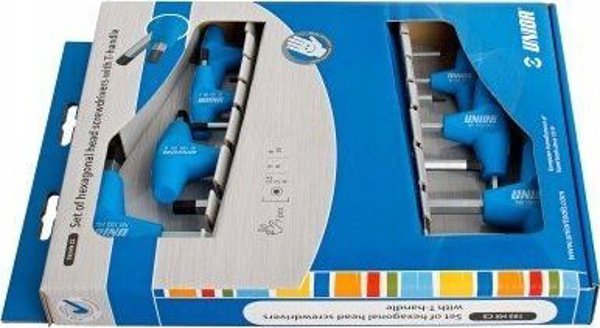 Unior UNIOR κλειδιά Allen με λαβή T 2,5-10