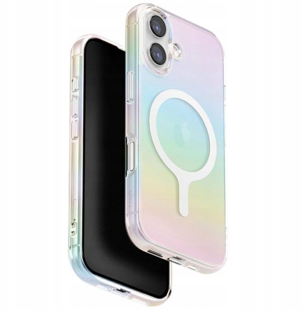 UNIQ Iridescia θήκη για iPhone 17 Magclick Charging holo quartz