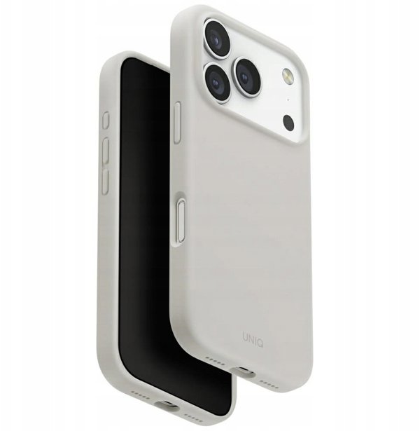 Θήκη UNIQ Lino για iPhone 17 Pro Magclick Φόρτιση Ανοιχτό Γκρι