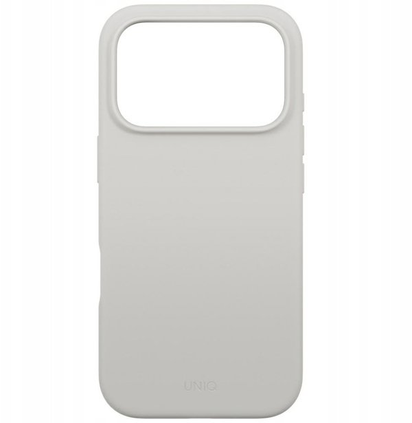 Θήκη UNIQ Lino για iPhone 17 Pro Magclick Φόρτιση Ανοιχτό Γκρι