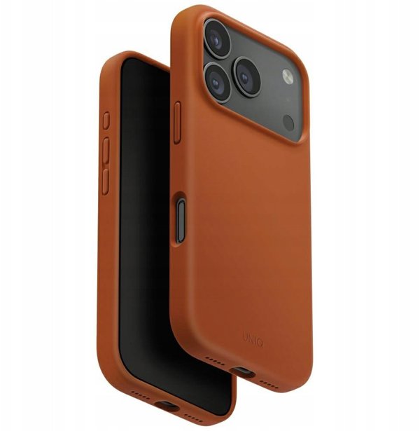 UNIQ Lino Θήκη για iPhone 17 Pro Magclick Φόρτιση Πορτοκαλί