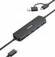 Unitek KVM Hub 10 Gbps – εναλλαγή μεταξύ 2 υπολογιστών, 3×USB-A