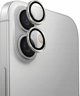 Uniq UNIQ Optix Aluminium Camera Lens Protector iPhone 16 6.1" / 16 Plus 6.7" sterling silver προστατευτικό φακού κάμερας από αλουμίνιο με εφαρμοστή