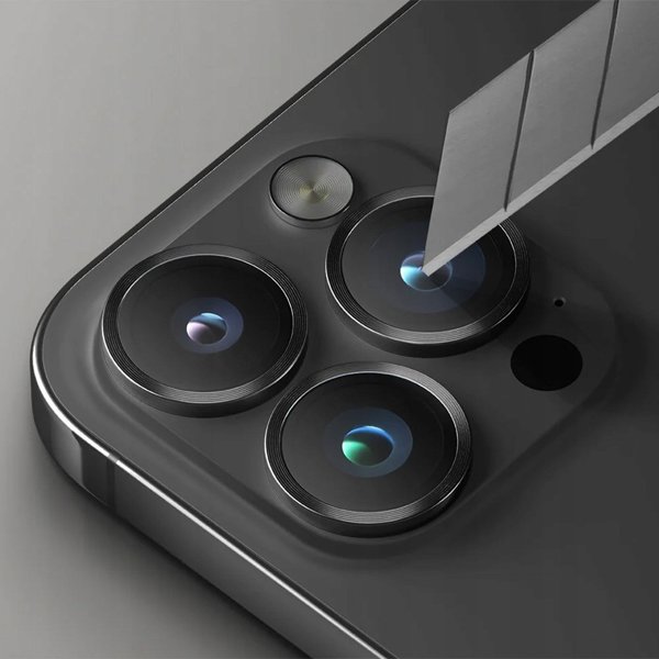 Uniq UNIQ Optix Aluminium Camera Lens Protector iPhone 16 6.1" / 16 Plus 6.7" sterling silver προστατευτικό φακού κάμερας από αλουμίνιο με εφαρμοστή