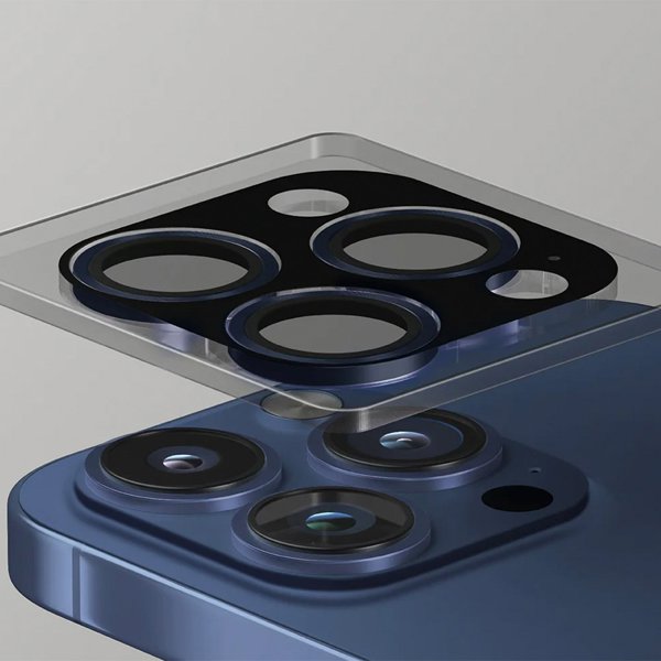 Uniq UNIQ Optix Aluminium Camera Lens Protector iPhone 16 6.1" / 16 Plus 6.7" sterling silver προστατευτικό φακού κάμερας από αλουμίνιο με εφαρμοστή