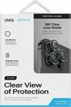 Uniq UNIQ Optix Aluminium Camera Lens Protector iPhone 16 6.1" / 16 Plus 6.7" sterling silver προστατευτικό φακού κάμερας από αλουμίνιο με εφαρμοστή