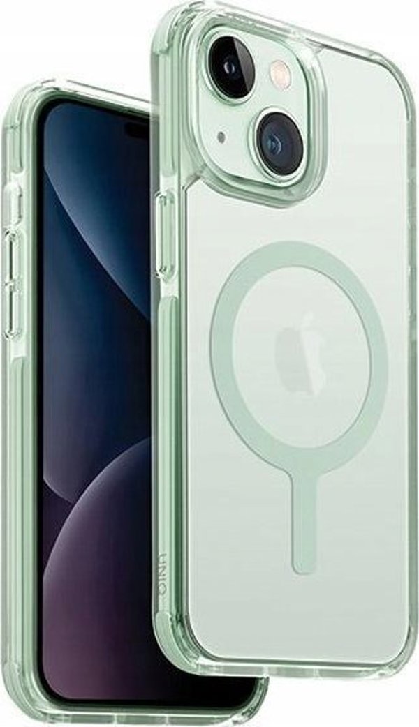 Uniq UNIQ θήκη Combat iPhone 15 / 14 / 13 6.1" Maglick Charging μέντα/cool mint