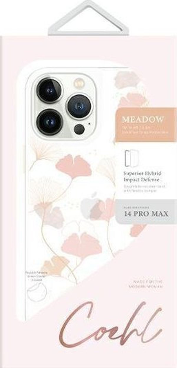 Uniq Θήκη UNIQ Coehl Meadow Apple iPhone 14 Pro Max ροζ/ανοιξιάτικο ροζ