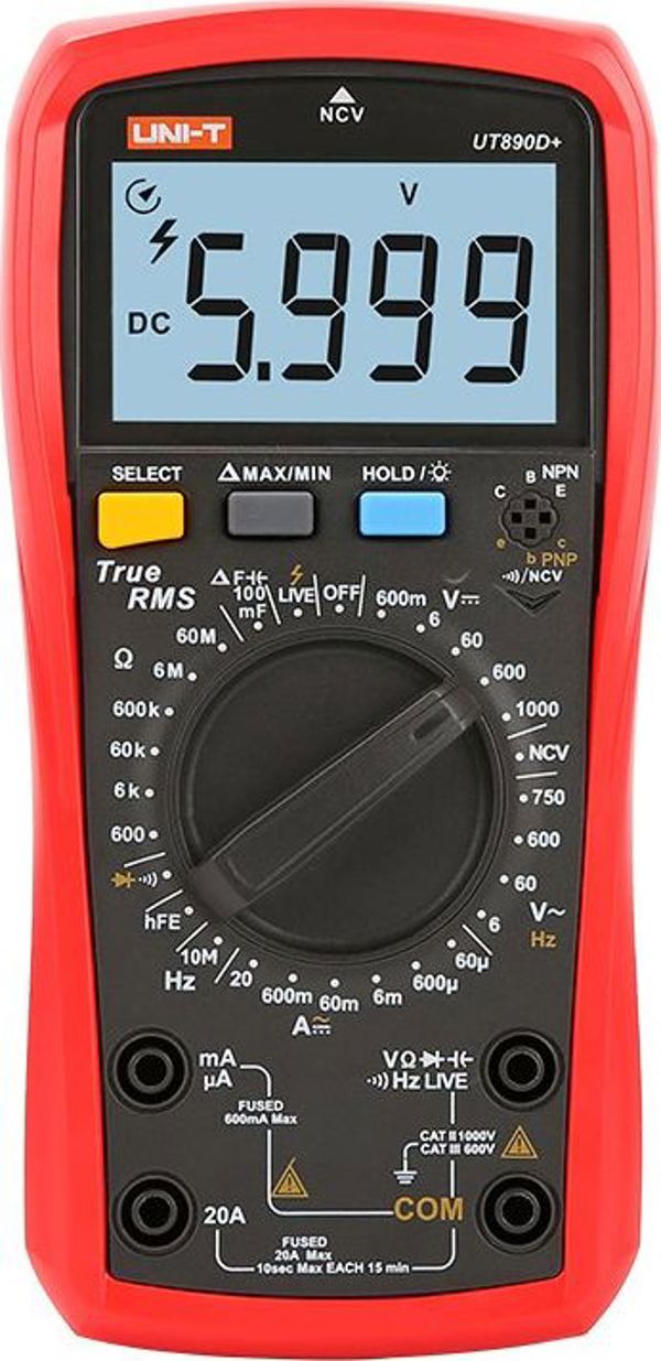 Πολύμετρο Uni-T UT890D+