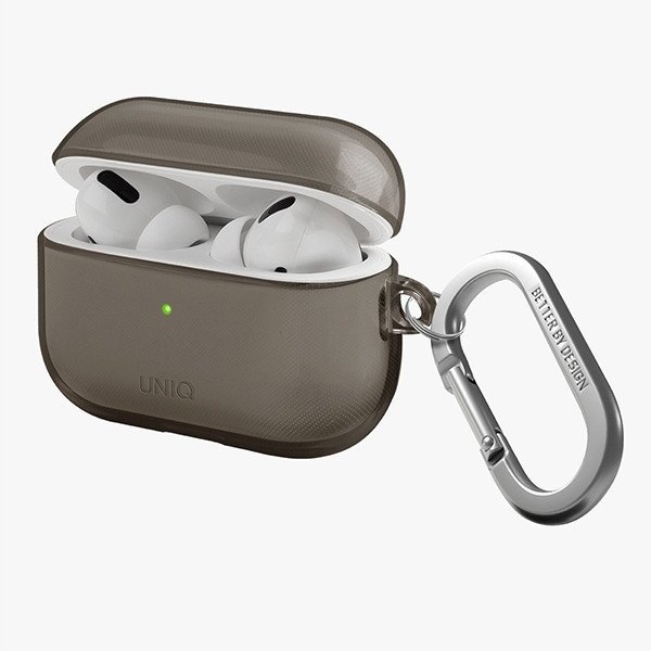 Uniq Etui UNIQ Glase Apple AirPods Pro 2 dymny/glossy smoke