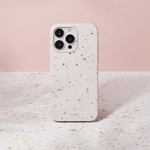 Uniq Etui UNIQ Coehl Terrazzo Apple iPhone 14 Pro Max αμμώδης