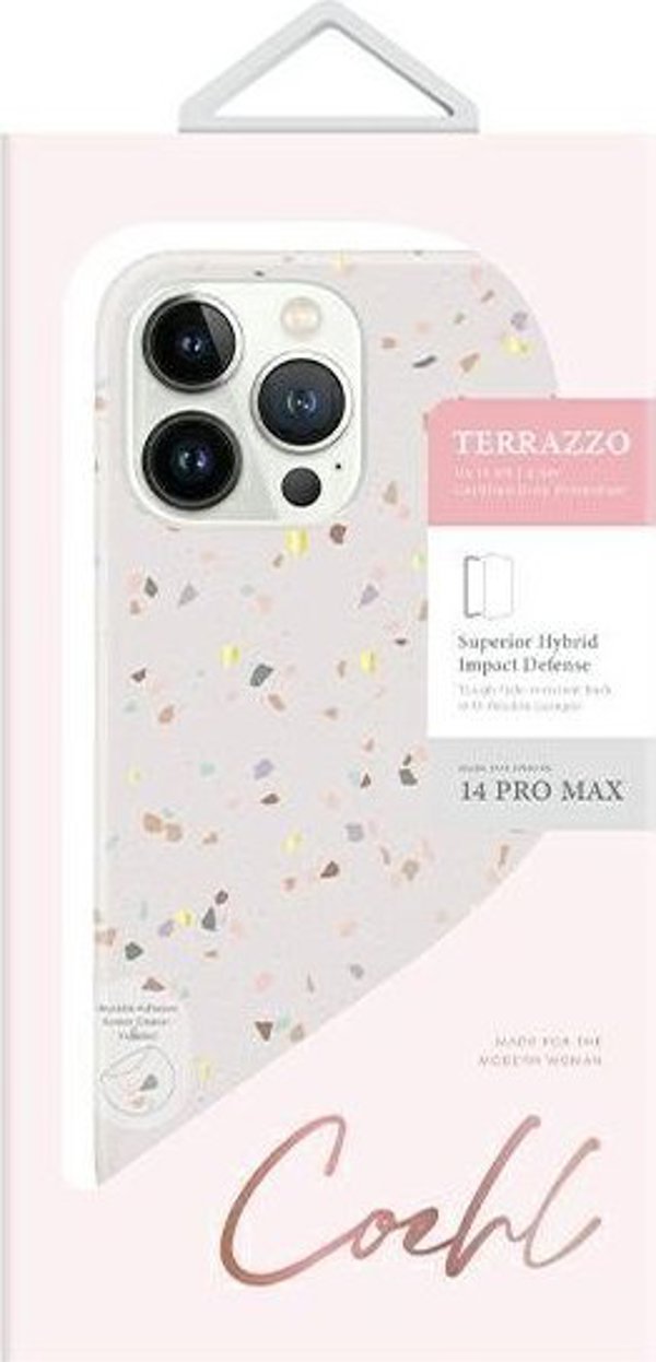 Uniq Etui UNIQ Coehl Terrazzo Apple iPhone 14 Pro Max αμμώδης