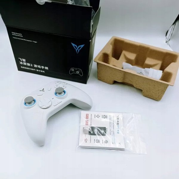 Καθολικός ελεγκτής για παιχνίδια Bluetooth Flydigi DIREWOLF 2 λευκό
