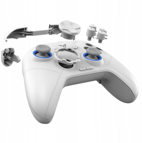 Καθολικός ελεγκτής για παιχνίδια Bluetooth Flydigi DIREWOLF 2 λευκό