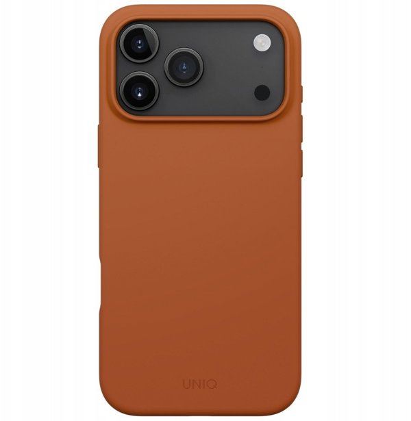 Θήκη UNIQ Lino για iPhone 17 Pro Max Magclick Φόρτιση Πορτοκαλί