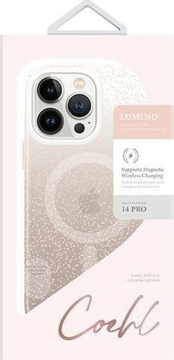 Θήκη UNIQ Coehl Lumino για Apple iPhone 14 Pro χρυσή/σαμπανιζέ χρυσό